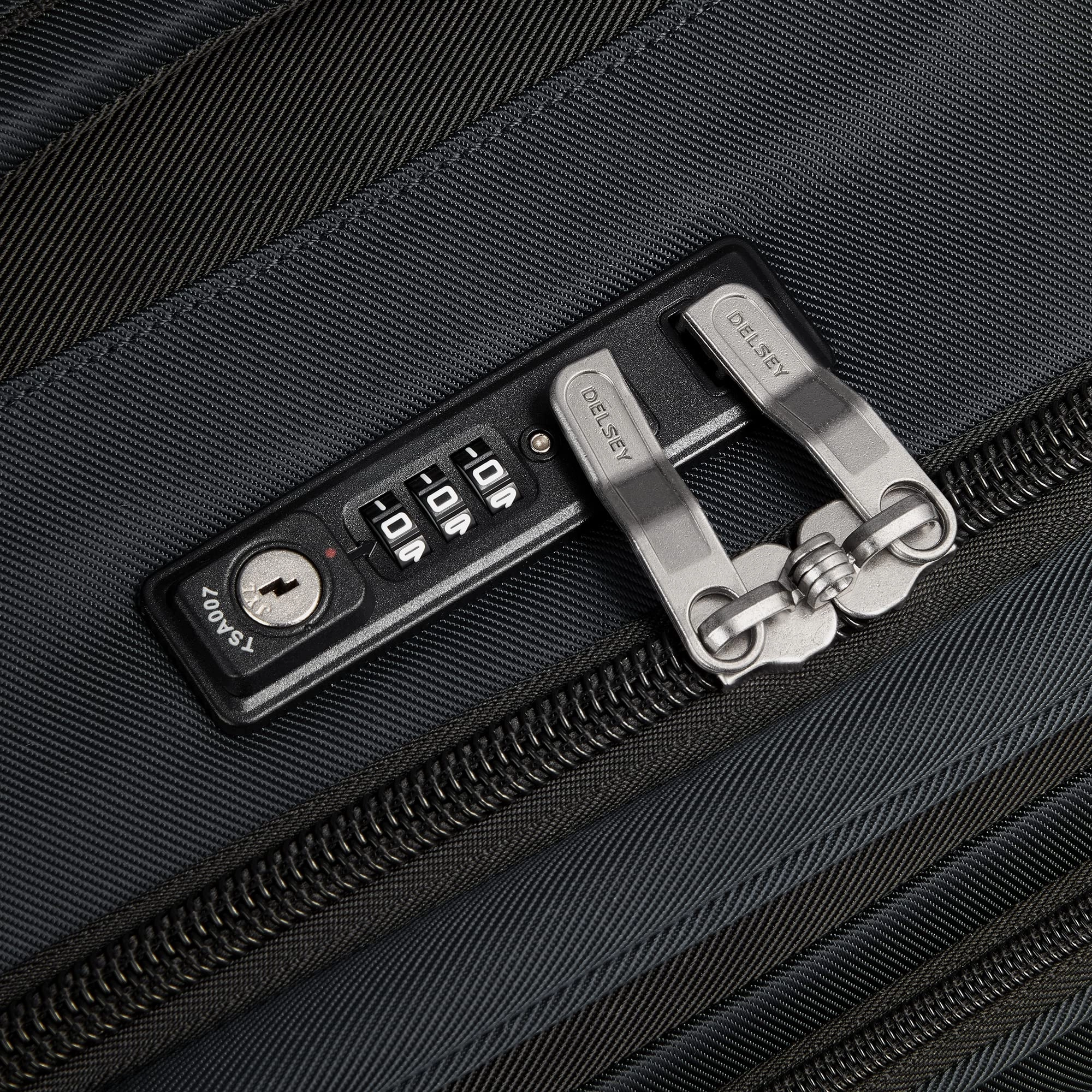 DELSEY Paris Sky Max 2.0 Softside Expandable Luggage with Spinner Wheels