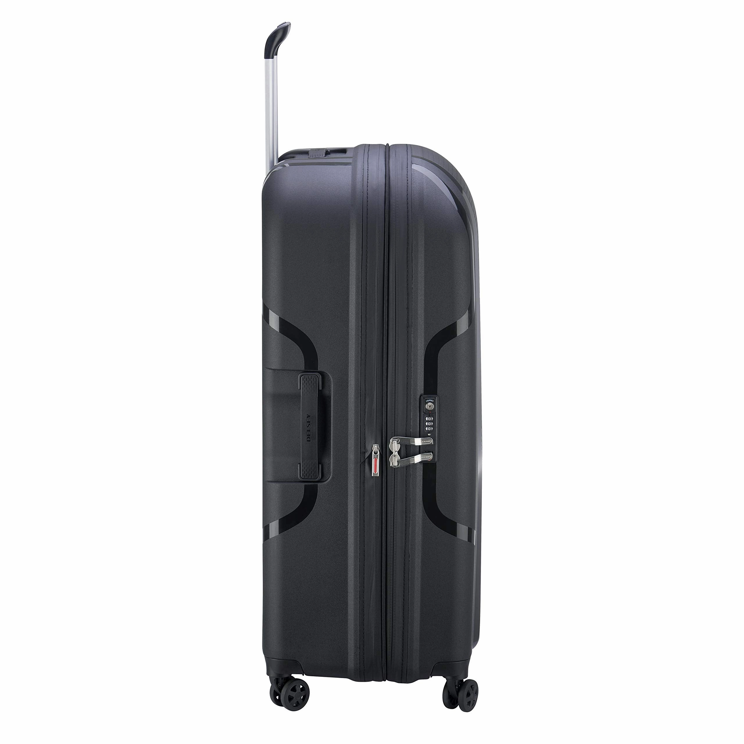 Delsey Suitcase, Black (Black)