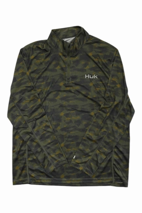 Select For Clearance Designer Huk Mens Camden Coldfront 1/4 Zip Top ,Fast Delivery .bottom price. Sale with latest style & 100% quality guarantee all Items.