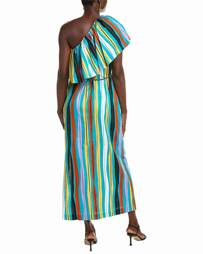 Diane von Furstenberg Amrita Linen-Blend Midi Dress