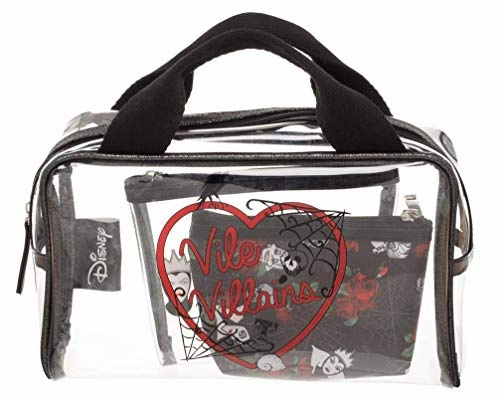 Disney Vile Villains 3 Piece Cosmetic Makeup Travel Kit