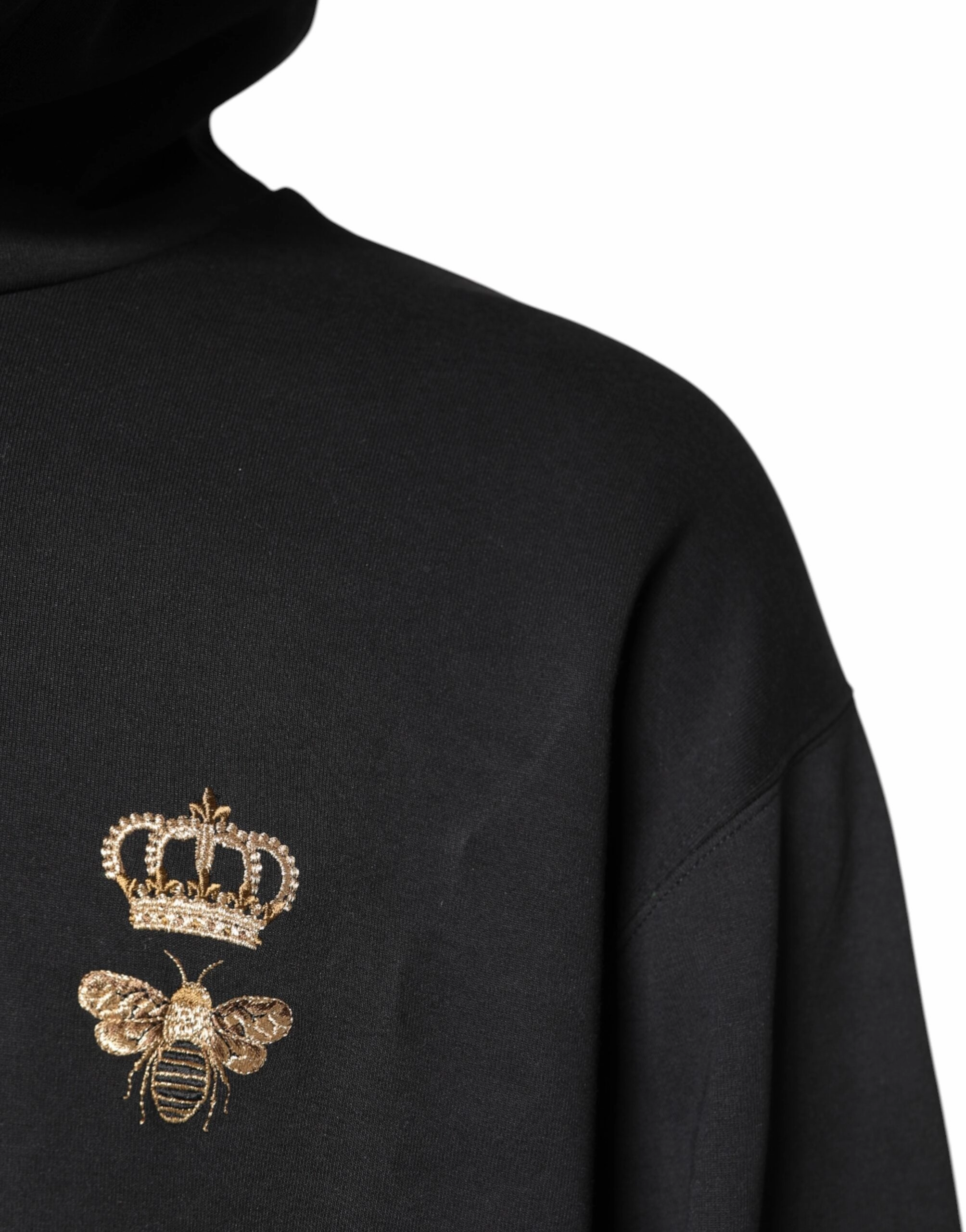 Dolce & Gabbana Bee Crown Embroidery Hooded Men's Sweater (Pre-Owned)