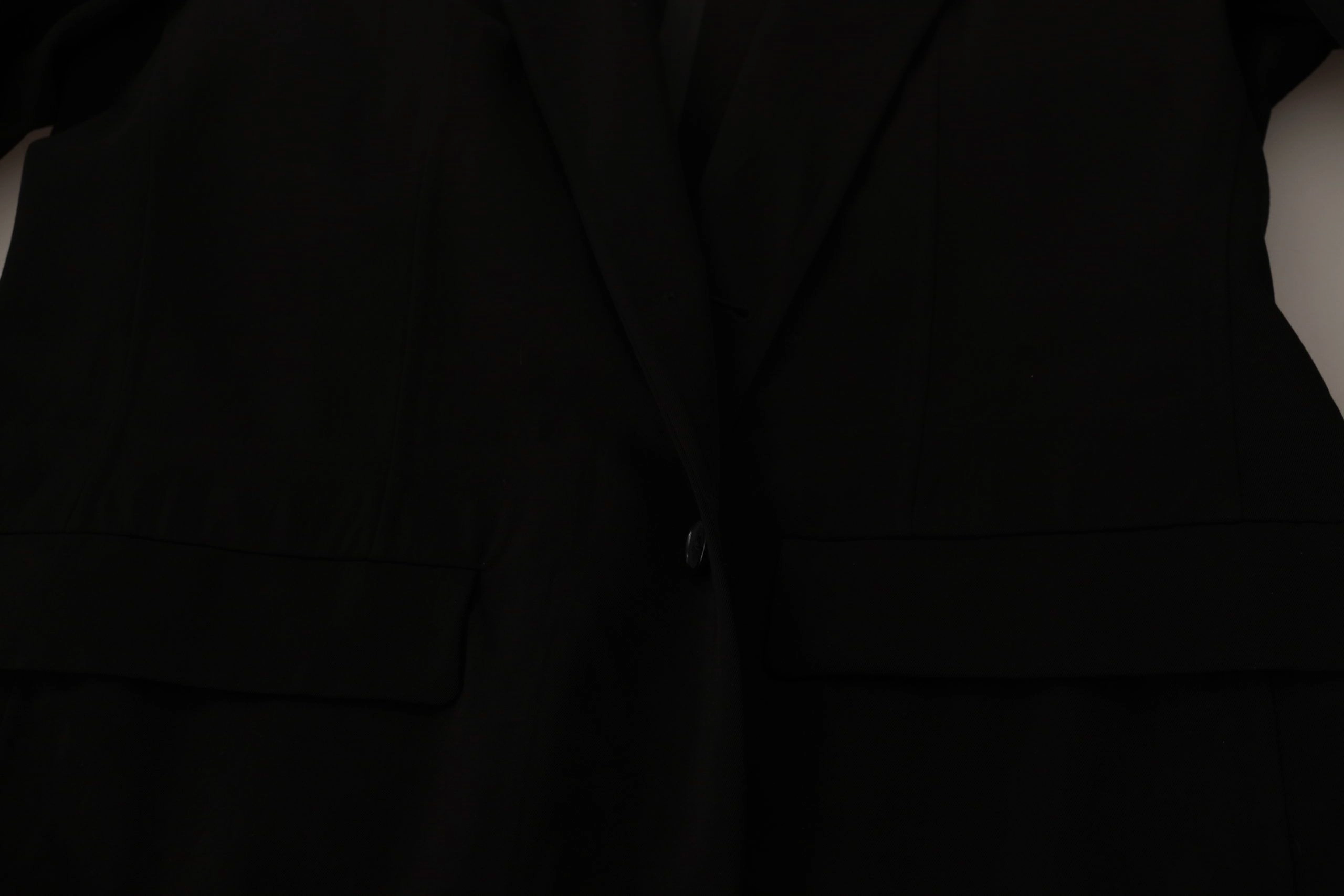 Dolce & Gabbana Elegant Virgin Wool Single Breasted Men's Jacket