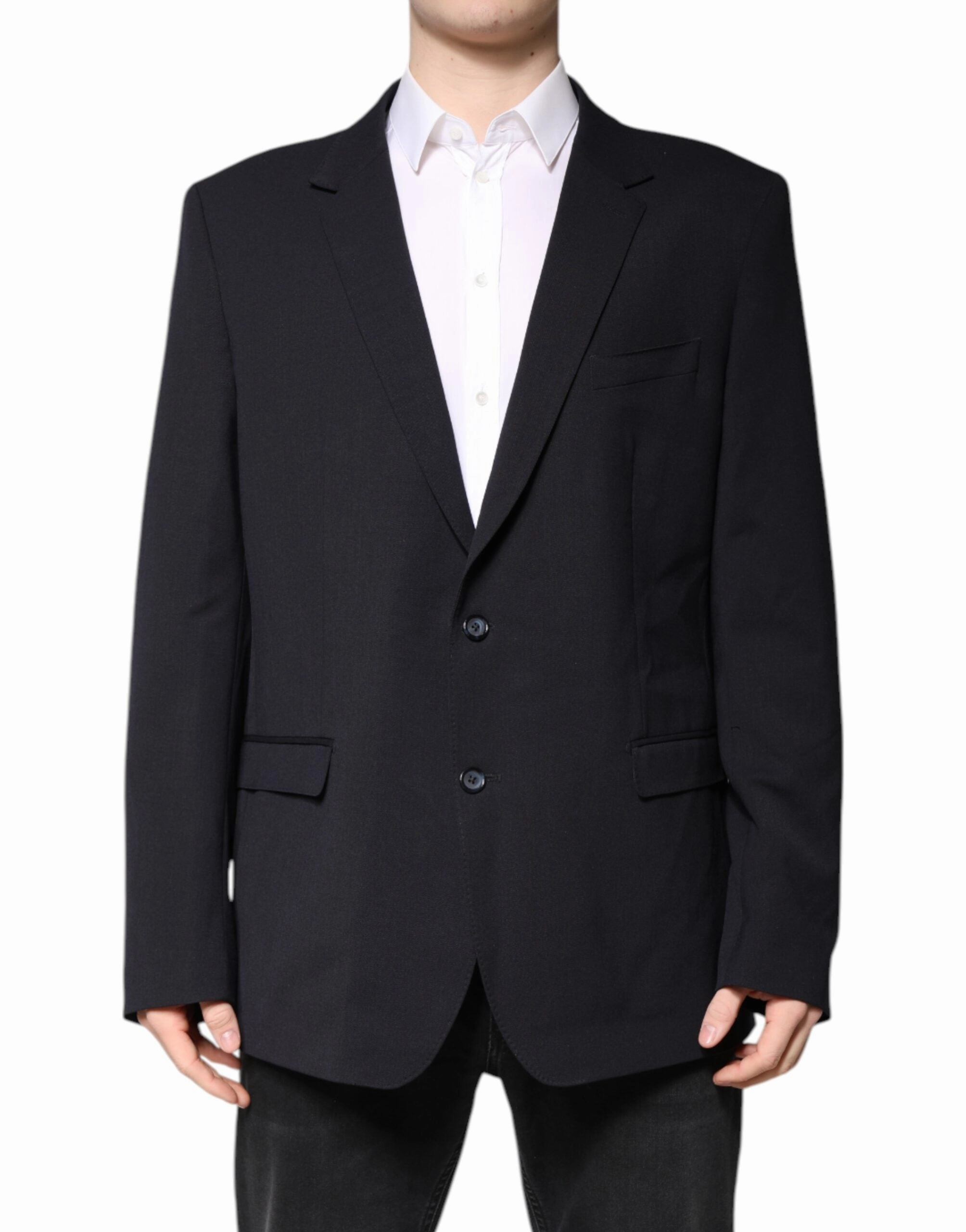 Dolce & Gabbana  Wool Single Breasted Coat Men's Blazer