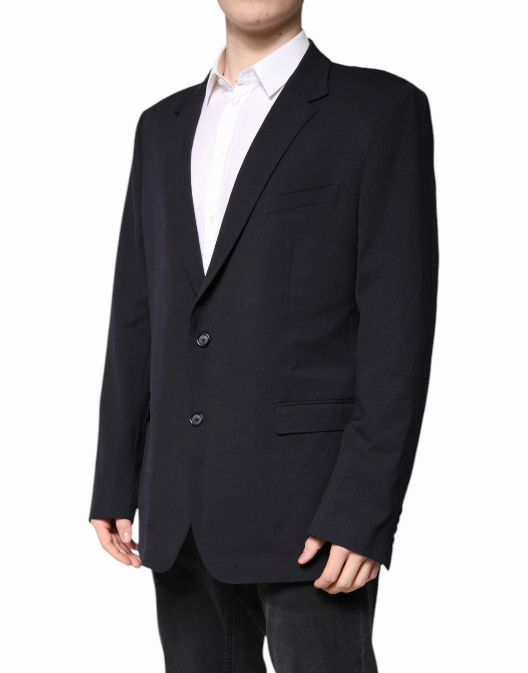 Dolce & Gabbana  Wool Single Breasted Coat Men's Blazer