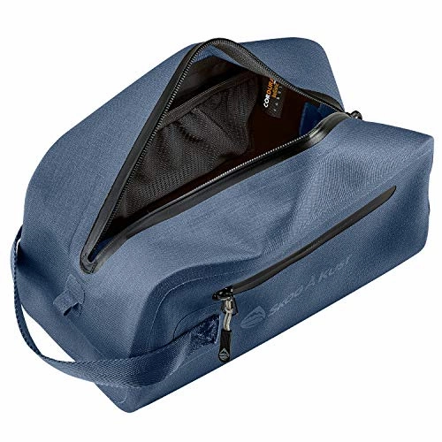 DoppSk Waterproof & Leak-proof Travel Toiletry Bag (Small, Midnight Blue)