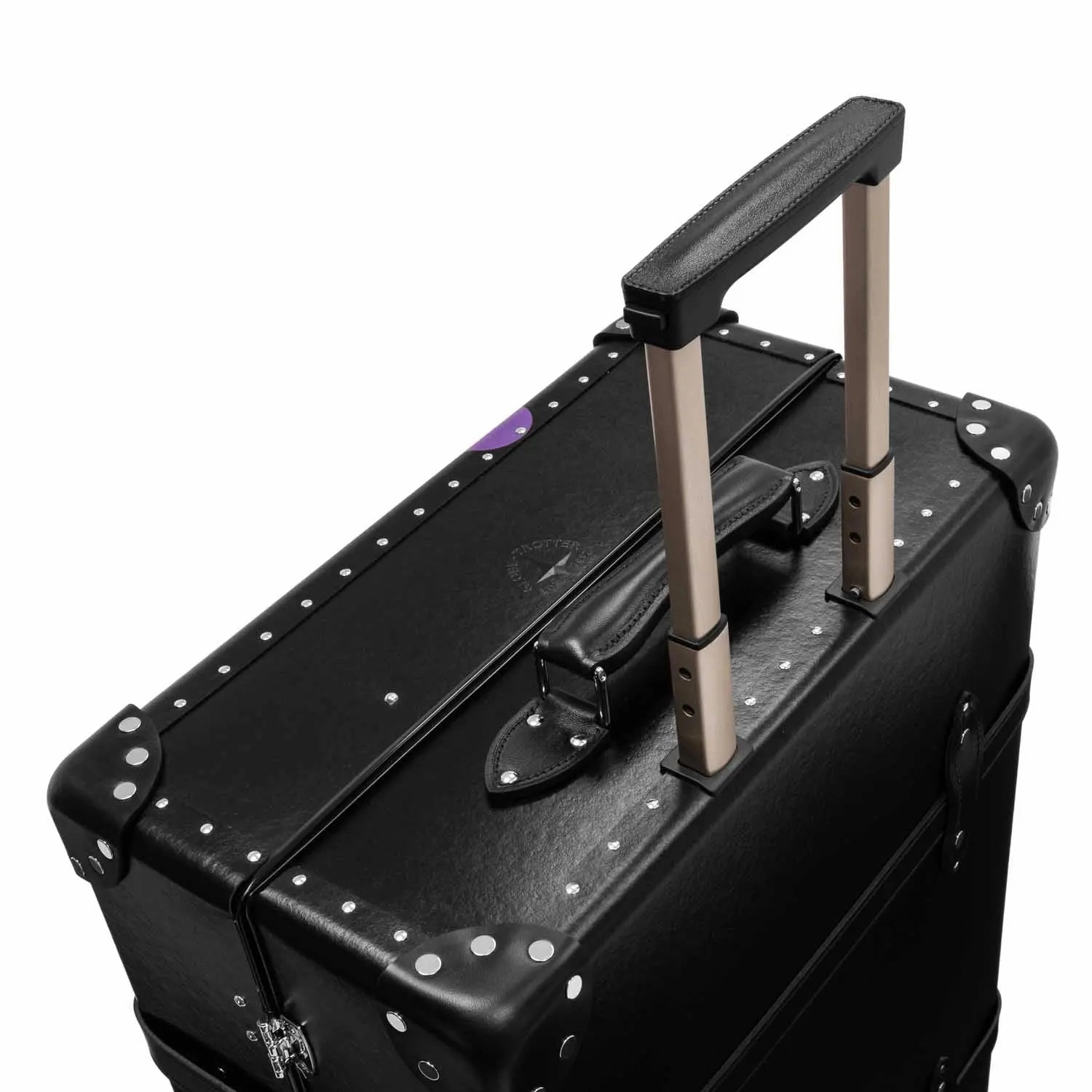 DR. NO  Large Check-In - 4 Wheels | Black/Black/Chrome