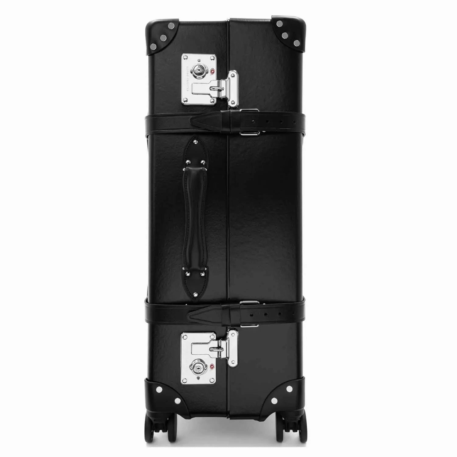 DR. NO  Large Check-In - 4 Wheels | Black/Black/Chrome