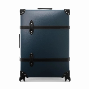 DR. NO  Large Check-In - 4 Wheels | Navy/Black/Chrome
