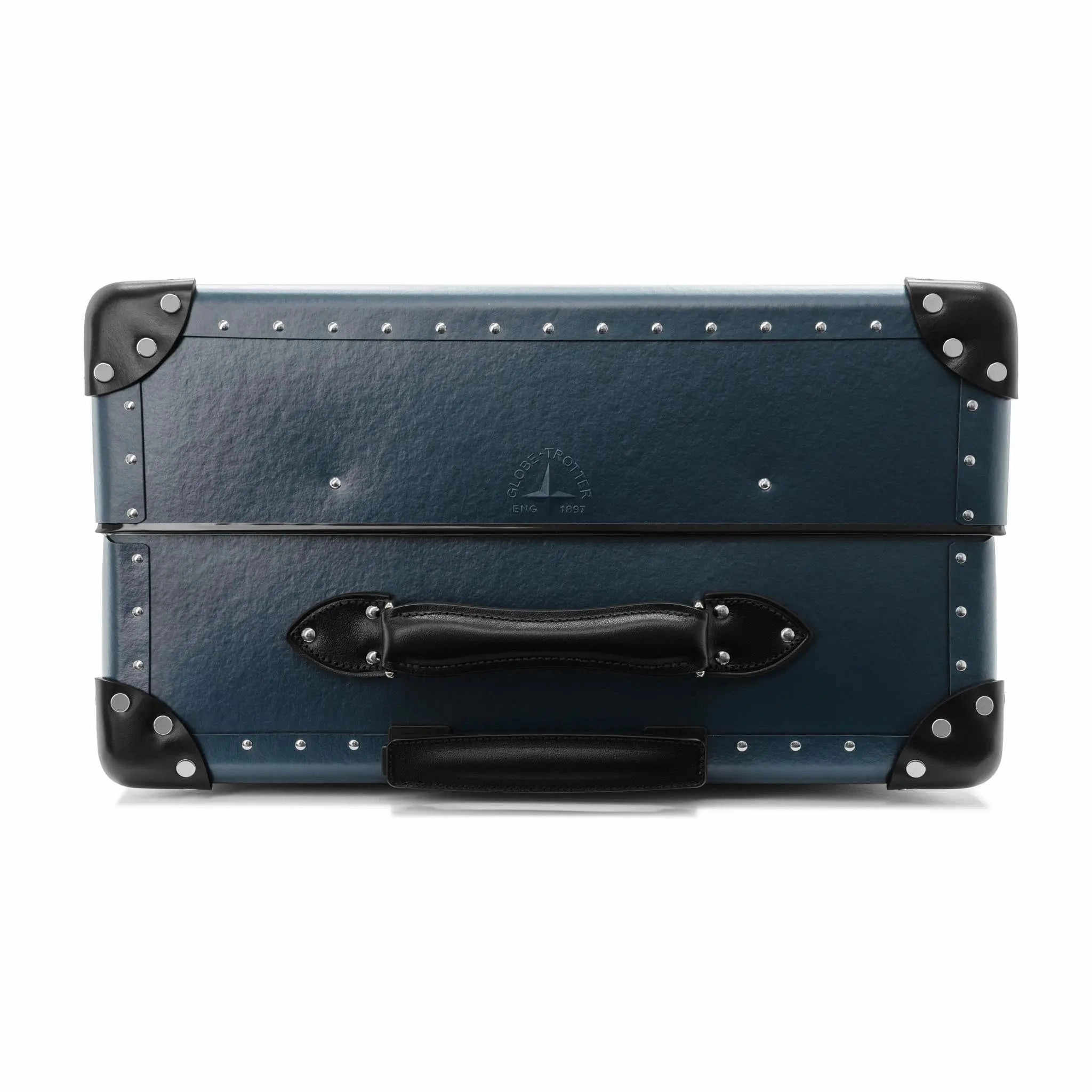 DR. NO  Large Check-In - 4 Wheels | Navy/Black/Chrome