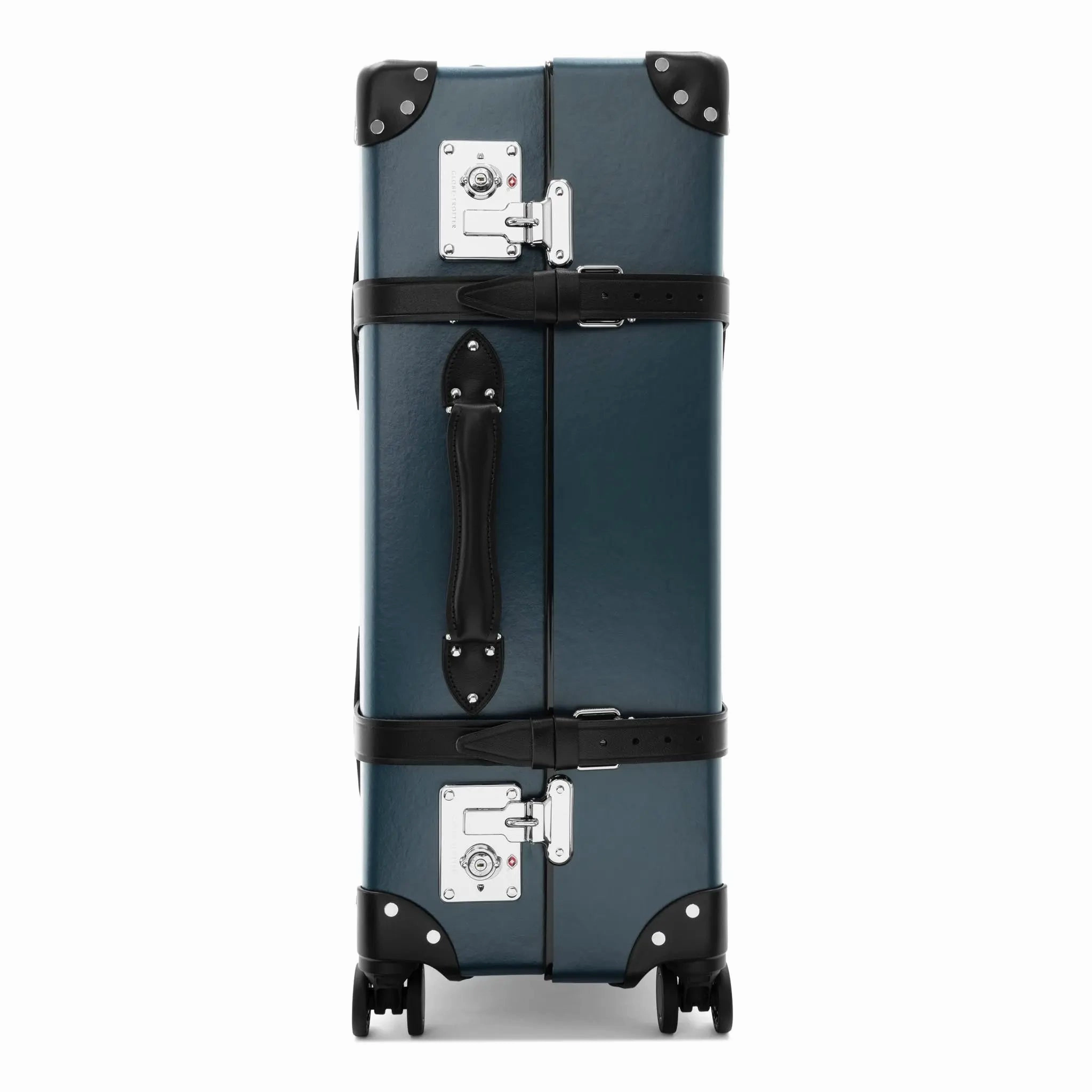 DR. NO  Large Check-In - 4 Wheels | Navy/Black/Chrome