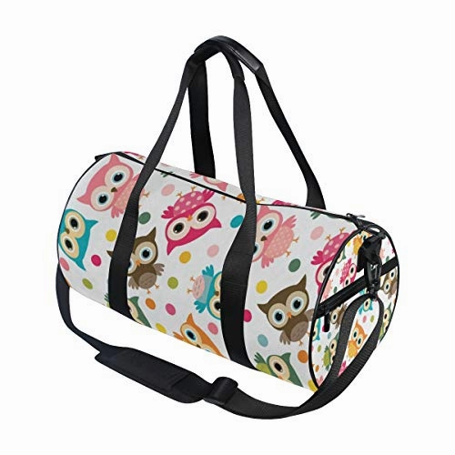 Duffel Bags Colorful Bird Womens Gym Yoga Bag Small Fun Sports Bag for Men