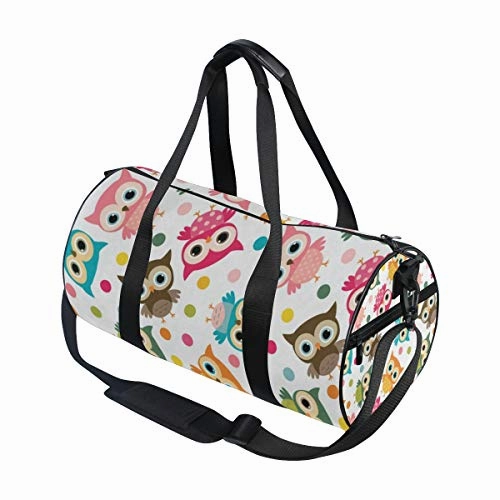 Duffel Bags Colorful Bird Womens Gym Yoga Bag Small Fun Sports Bag for Men