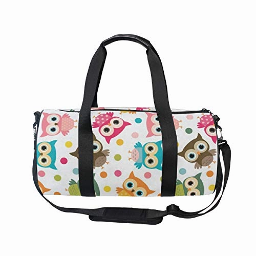 Duffel Bags Colorful Bird Womens Gym Yoga Bag Small Fun Sports Bag for Men