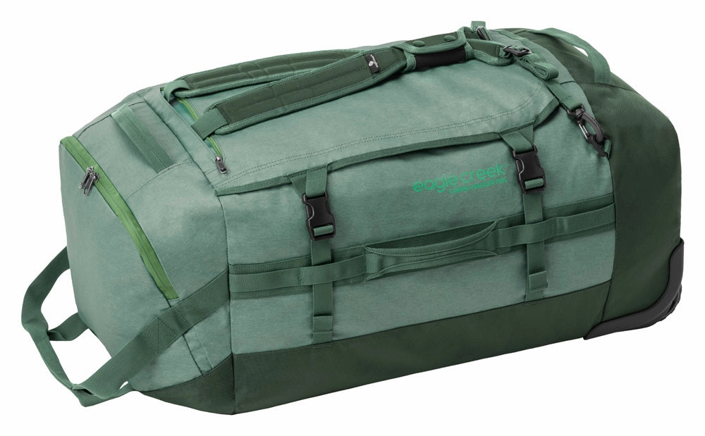 Eagle Creek Cargo Hauler Wheeled Duffel Travel Bag with Backpack Straps and Handles, Lockable U-Lid Opening, End Compartments, and Compression Straps