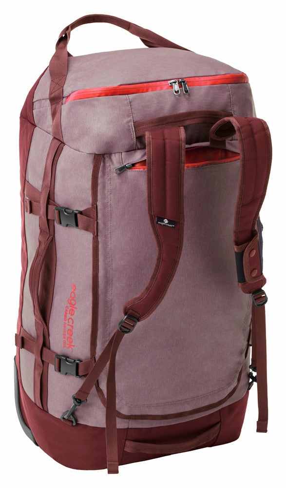 Eagle Creek Cargo Hauler Wheeled Duffel Travel Bag with Backpack Straps and Handles, Lockable U-Lid Opening, End Compartments, and Compression Straps