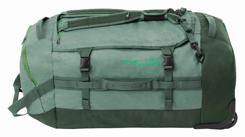 Eagle Creek Cargo Hauler Wheeled Duffel Travel Bag with Backpack Straps and Handles, Lockable U-Lid Opening, End Compartments, and Compression Straps