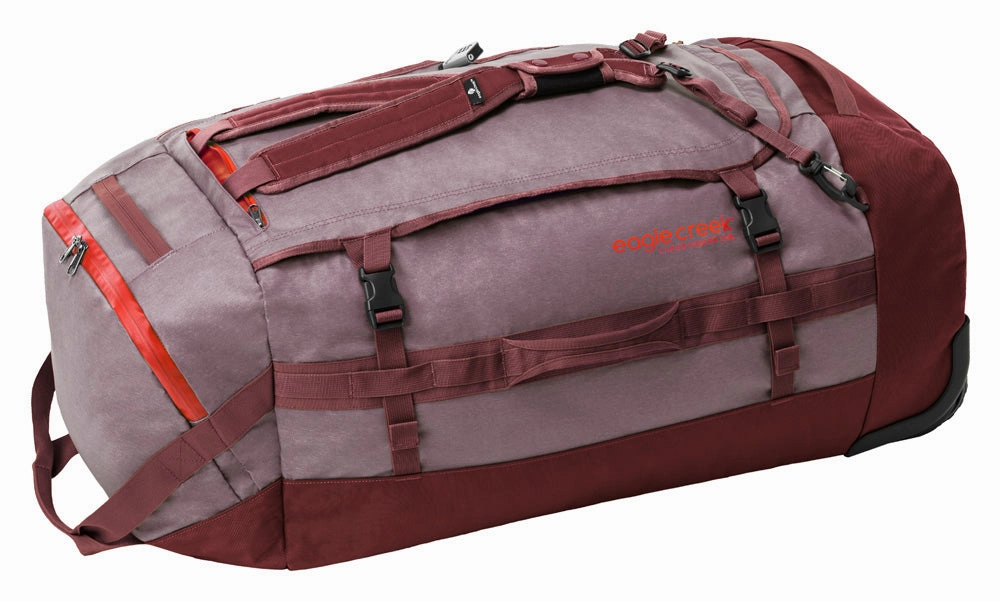 Eagle Creek Cargo Hauler Wheeled Duffel Travel Bag with Backpack Straps and Handles, Lockable U-Lid Opening, End Compartments, and Compression Straps