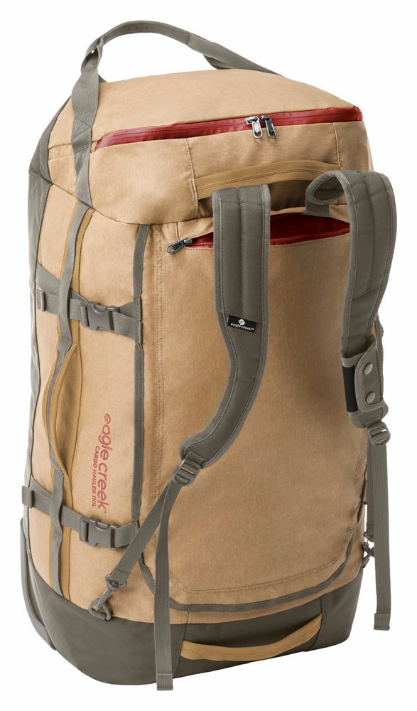 Eagle Creek Cargo Hauler Wheeled Duffel Travel Bag with Backpack Straps and Handles, Lockable U-Lid Opening, End Compartments, and Compression Straps