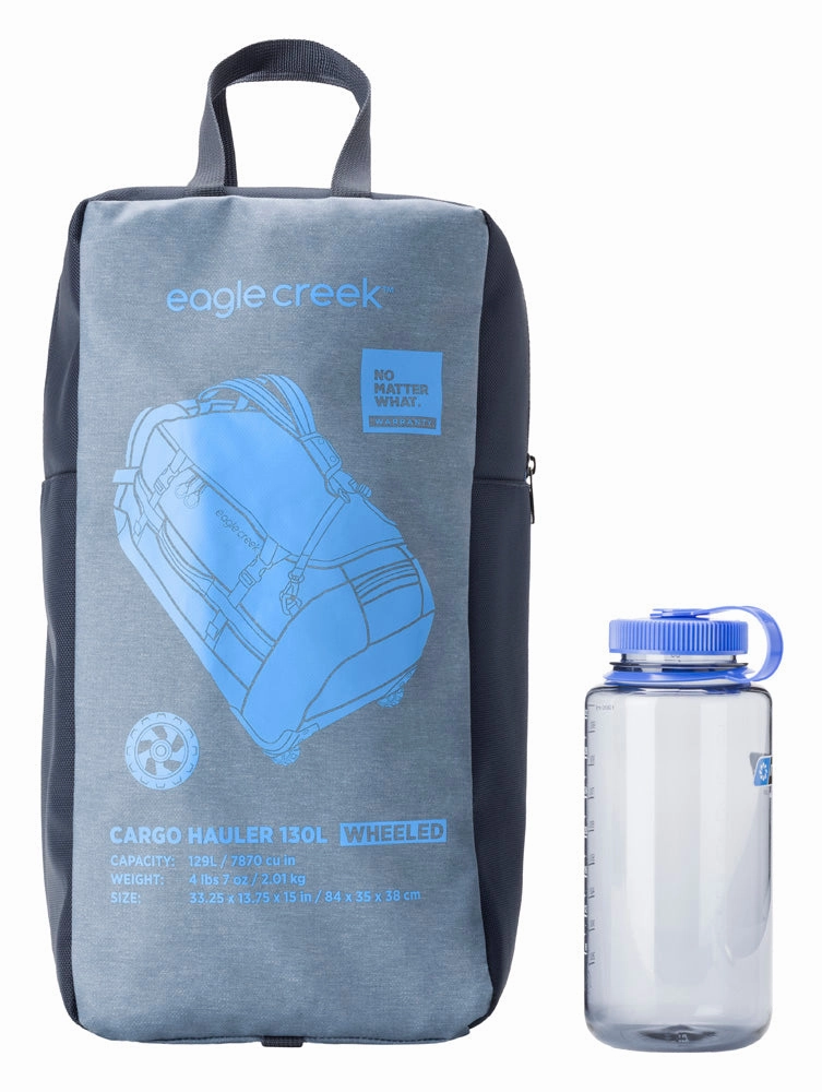 Eagle Creek Cargo Hauler Wheeled Duffel Travel Bag with Backpack Straps and Handles, Lockable U-Lid Opening, End Compartments, and Compression Straps