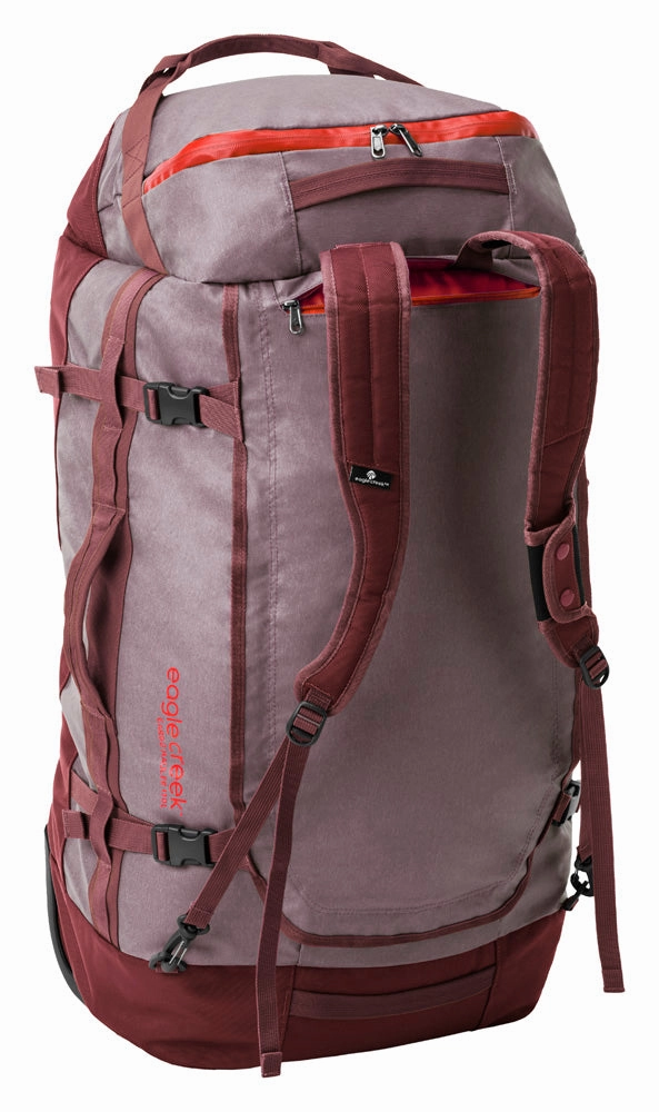 Eagle Creek Cargo Hauler Wheeled Duffel Travel Bag with Backpack Straps and Handles, Lockable U-Lid Opening, End Compartments, and Compression Straps