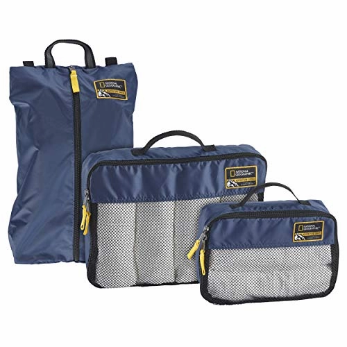 Eagle Creek National Geographic Adventure Essential Packing Set, Cosmic Blue