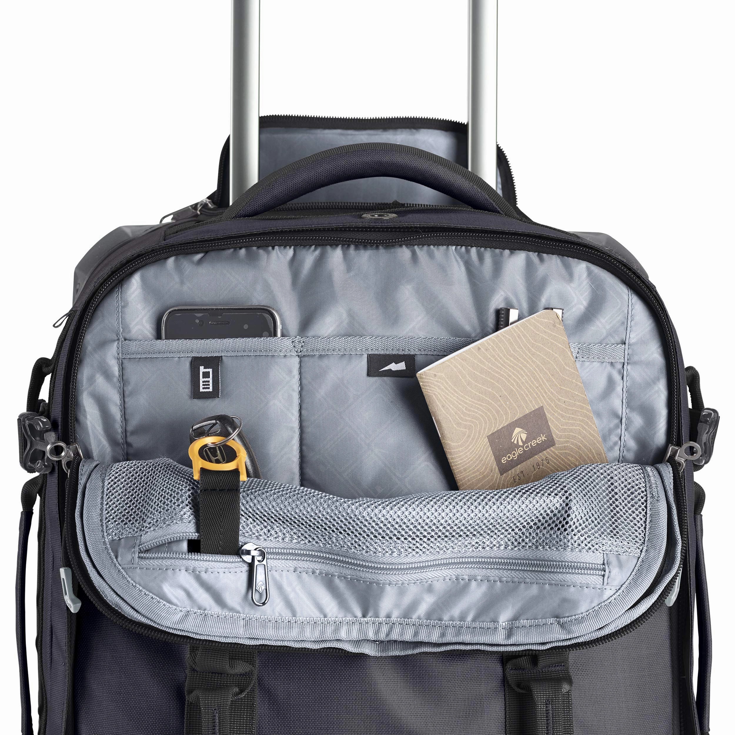 Eagle Creek ORV 2-Wheel International Carry-On Rolling Duffel, Asphalt Black