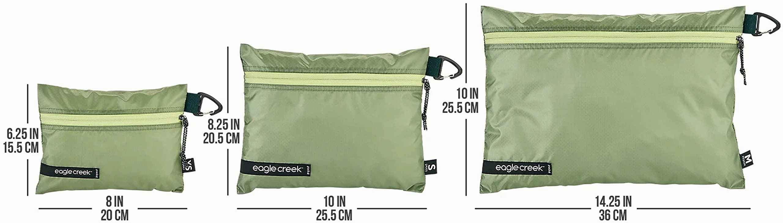 eagle creek Pack-It Isolate Travel Bag Set - Durable, Ultra-Lightweight and Water-Resistant with Self-Repairing Zippers, Travel Organization Essentials