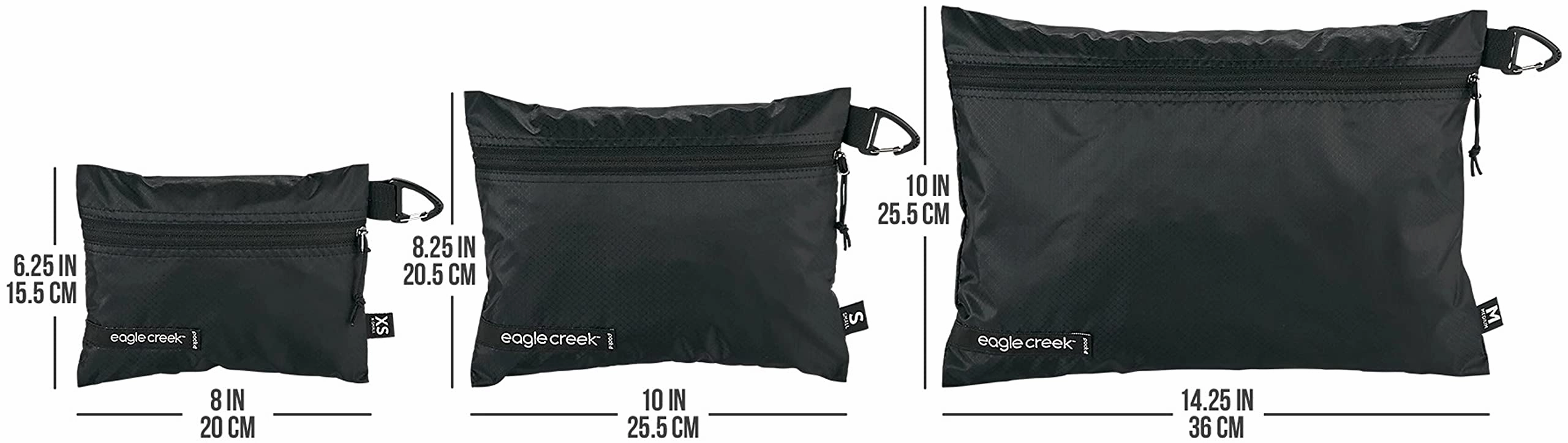 eagle creek Pack-It Isolate Travel Bag Set - Durable, Ultra-Lightweight and Water-Resistant with Self-Repairing Zippers, Travel Organization Essentials