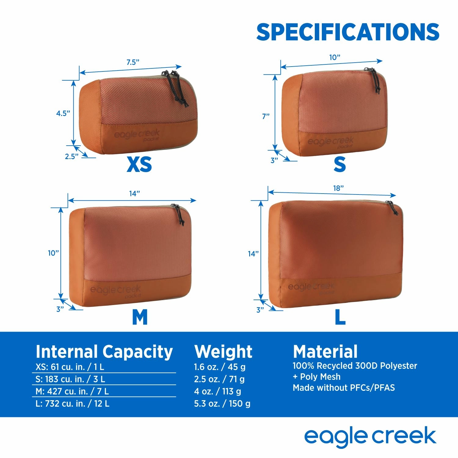 Eagle Creek Pack-It Reveal Cube, Large