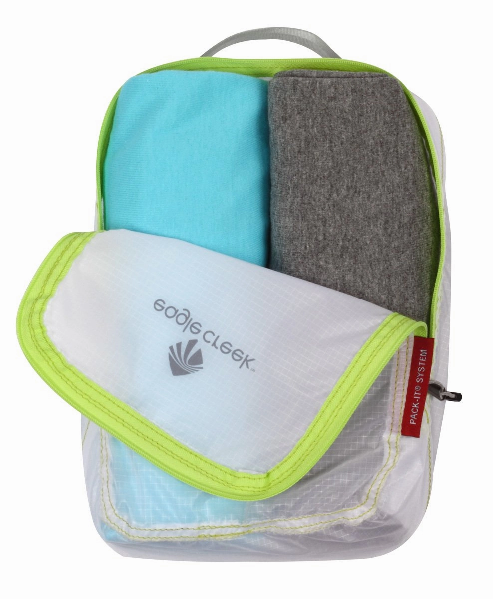 Eagle Creek Pack-It Specter Half Cube Packing Set, White/Strobe, Set of 3