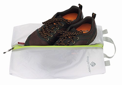 Eagle Creek Pack-it Specter Shoe Sac ,White/Strobe,Pack of 2,One size