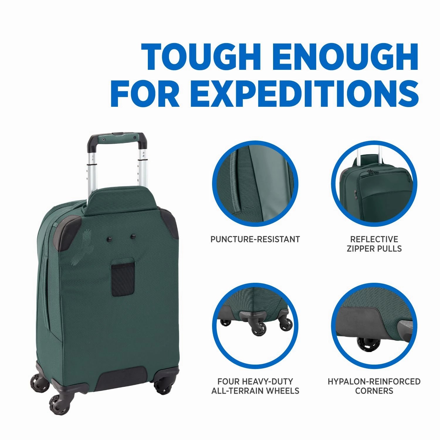 Eagle Creek Tarmac XE Carry On 4 Wheeled Luggage, 40L