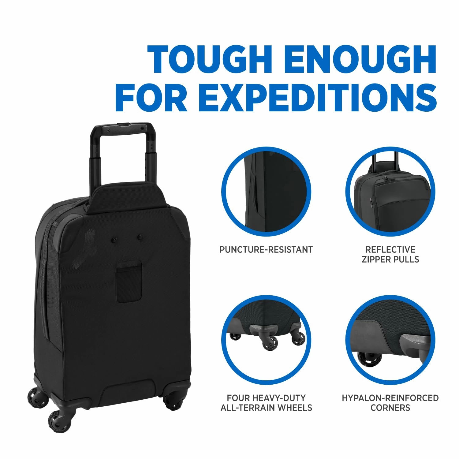 Eagle Creek Tarmac XE Carry On 4 Wheeled Luggage, 40L