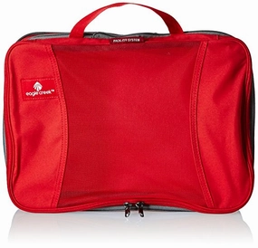 Eagle Creek Travel Gear Pack-it Compression Cube Set, Red Fire