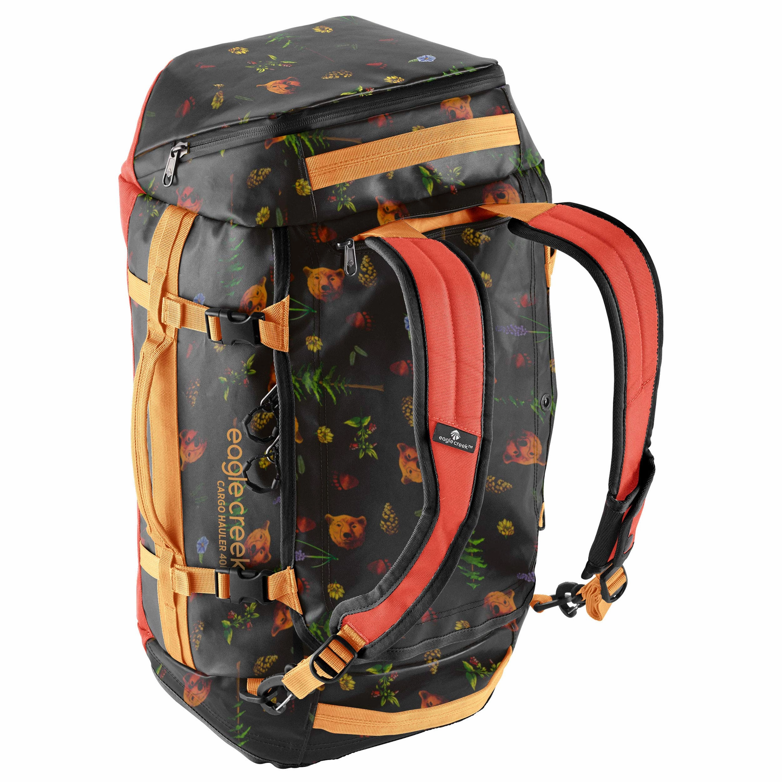 Eagle Creek Unisex-Adult's Cargo Hauler Backpack Duffel Bag, Golden State Print, 45L