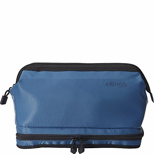 eBags Gatemouth Toiletry Kit - Lightweight Travel Toiletry Bag - (Denim)