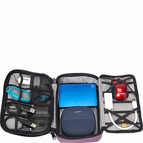 eBags Medium Cord Packing Cube - Cable Organizer Bag - (Black)