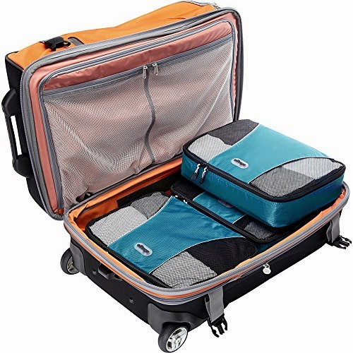 Ebags Medium Packing Cubes - 3Pc Set (Aquamarine)