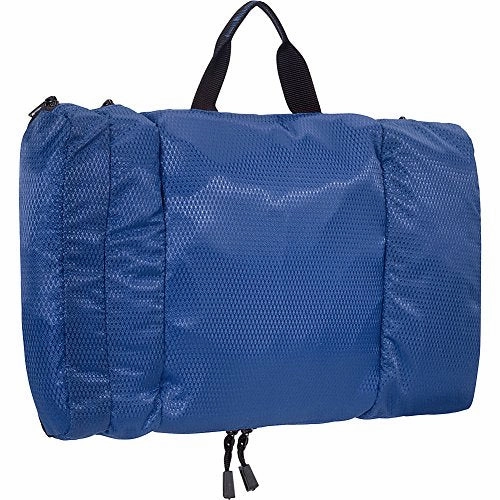 eBags Pack-it-Flat Hanging Toiletry Kit for Travel - (Denim)