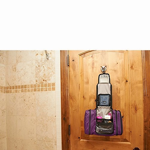 eBags Pack-it-Flat Large Hanging Toiletry Bag and Kit - (Black)