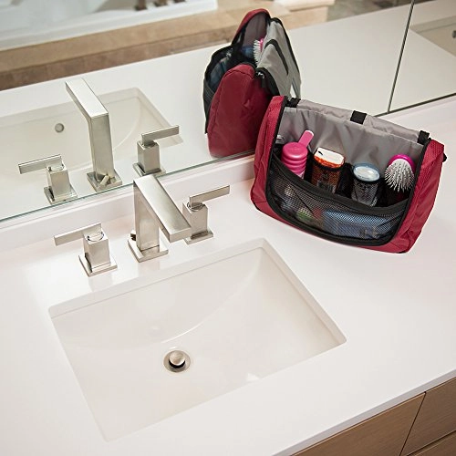 eBags Portage Large Toiletry Kit and Cosmetics Bag - (Black)