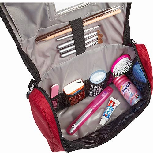 eBags Portage Large Toiletry Kit and Cosmetics Bag - (Black)