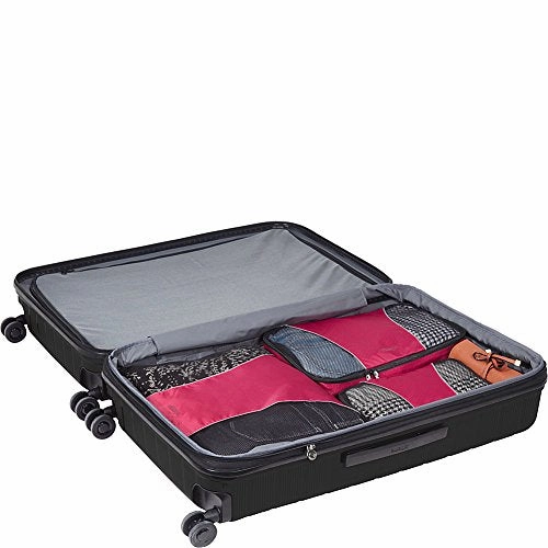 eBags Small/Medium/Large Packing Cubes for Travel - 6pc Sampler Set - (Eggplant)