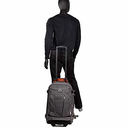 eBags TLS Mother Lode Rolling Weekender 22" Travel Backpack with Wheels - Carry-On - (Eggplant)