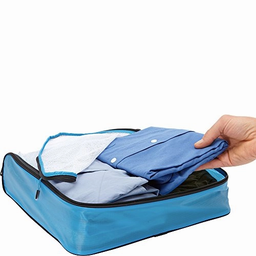 eBags Ultralight Travel Packing Cubes - Lightweight Organizers - Super Packer 5pc Set - (Black)