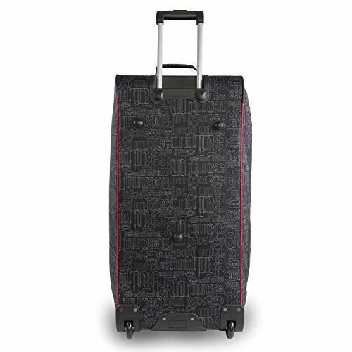 Ecko Unltd. 32" Blacktop Rolling Duffel, Red/Black