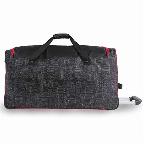 Ecko Unltd. 32" Blacktop Rolling Duffel, Red/Black