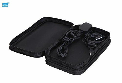 Electronic Travel Organizer - Padded Travel Bag With Expandable Zippered Compartments And Mesh