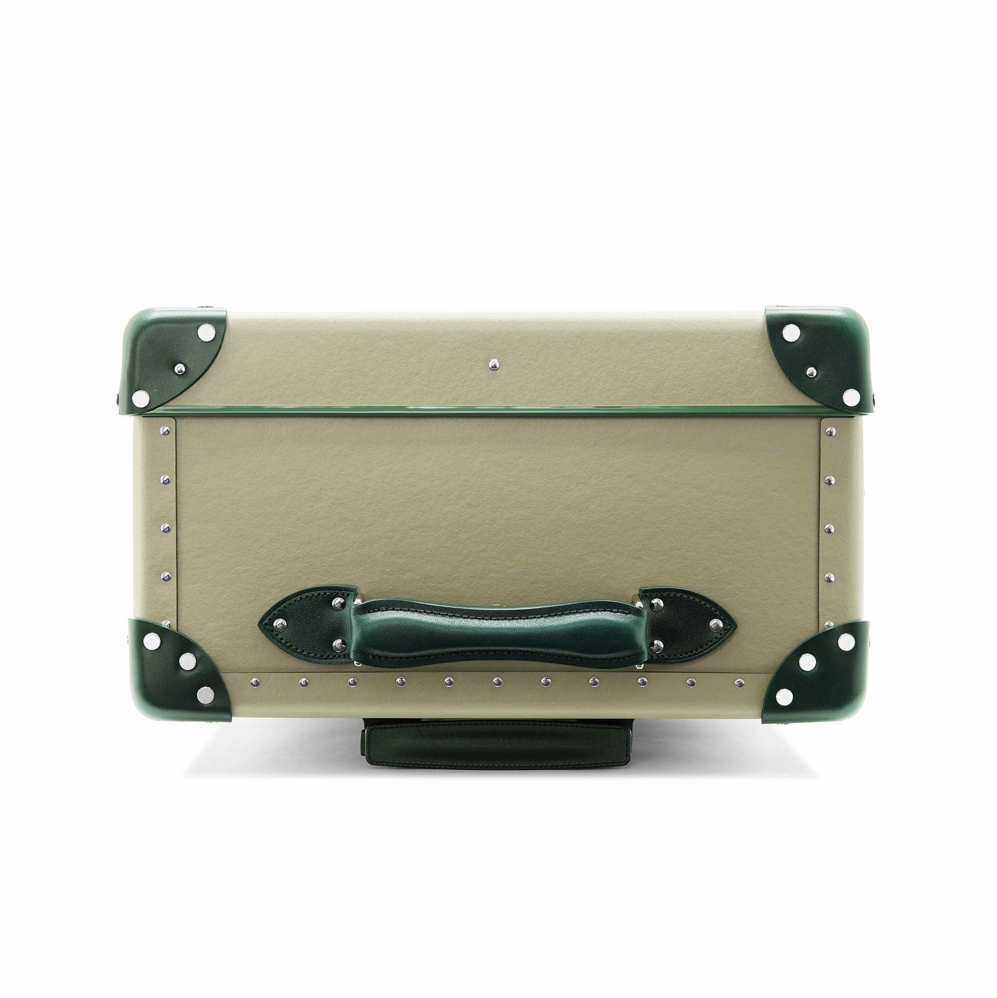 Elephant Family  Large Check-In - 2 Wheels | Olive Grey/Kerry Green/Chrome